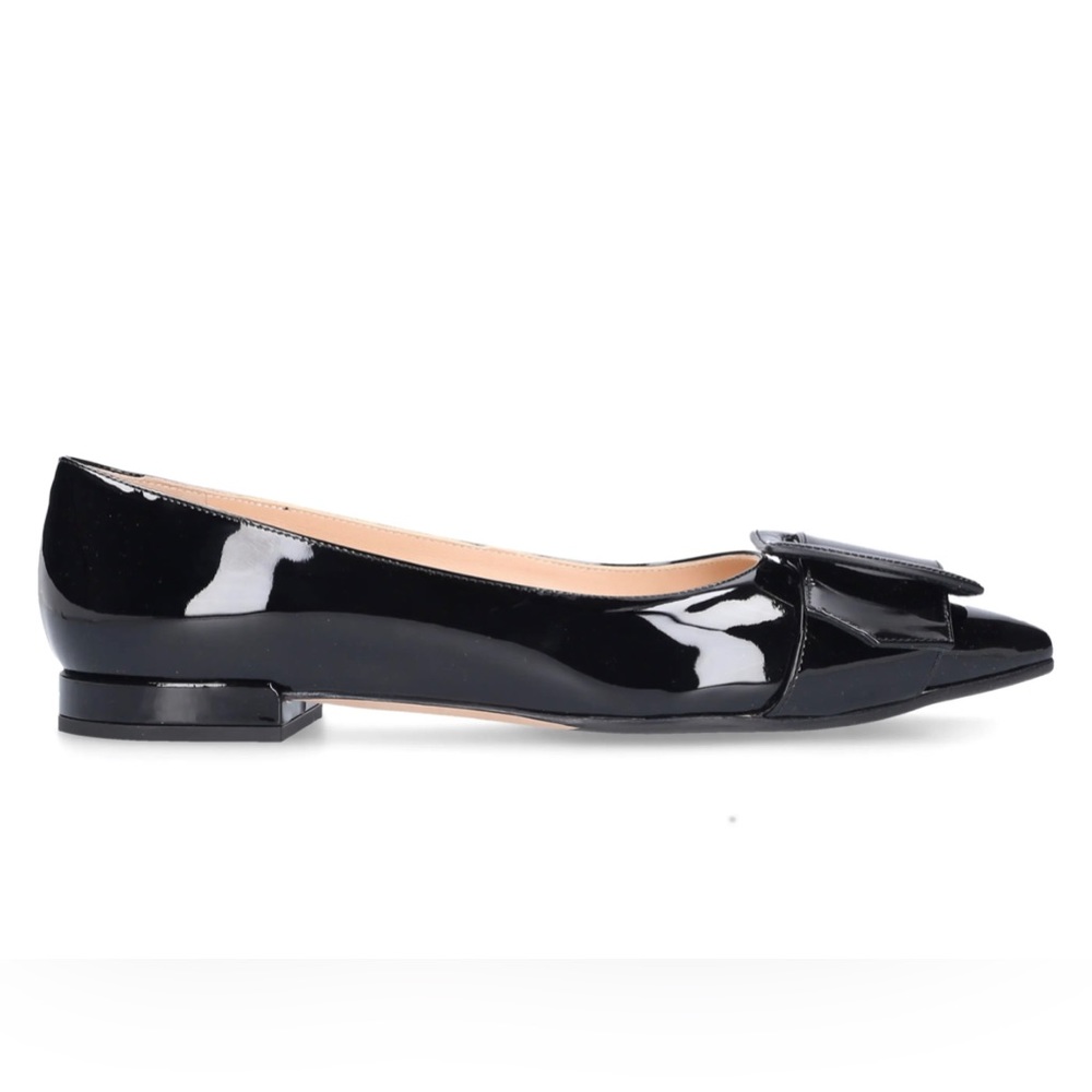 ❤️Unutzer Black Patent Leather Ballet Flat.